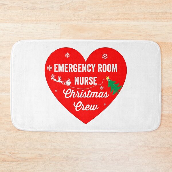 Item preview, "Emergency Room Nurse Christmas Crew" Christmas Stickers and T-Shirts designed and sold by Sharath98.