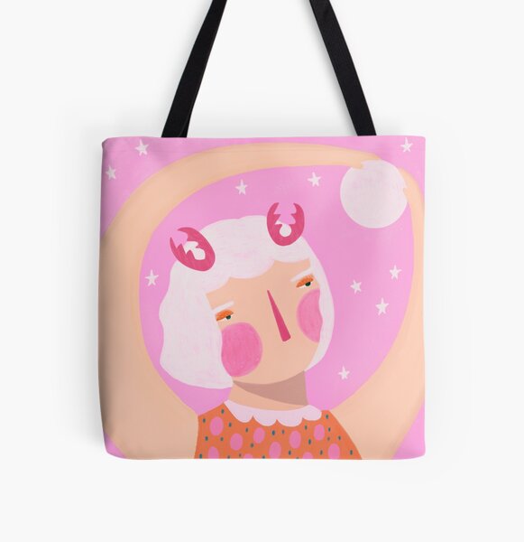 Reach for the moon All Over Print Tote Bag