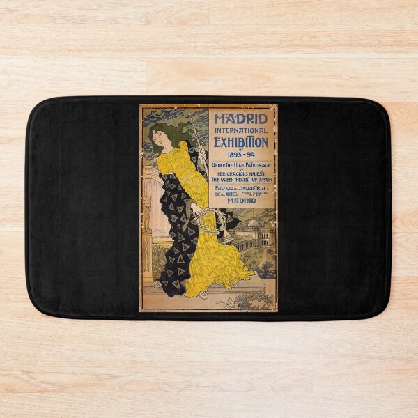Item preview, retro classic Madrid 1893-1894 poster designed and sold by CorasPosters.