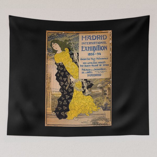 Item preview, retro classic Madrid 1893-1894 poster designed and sold by CorasPosters.
