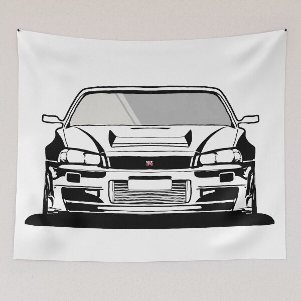 Item preview, nissan skyline GTR34 designed and sold by Chira23.