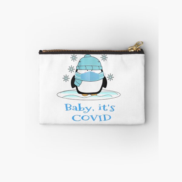 Item preview, BABY IT S C O V I D OUTSIDE Cute penguin with mask designed and sold by cadmanBoythorpe.