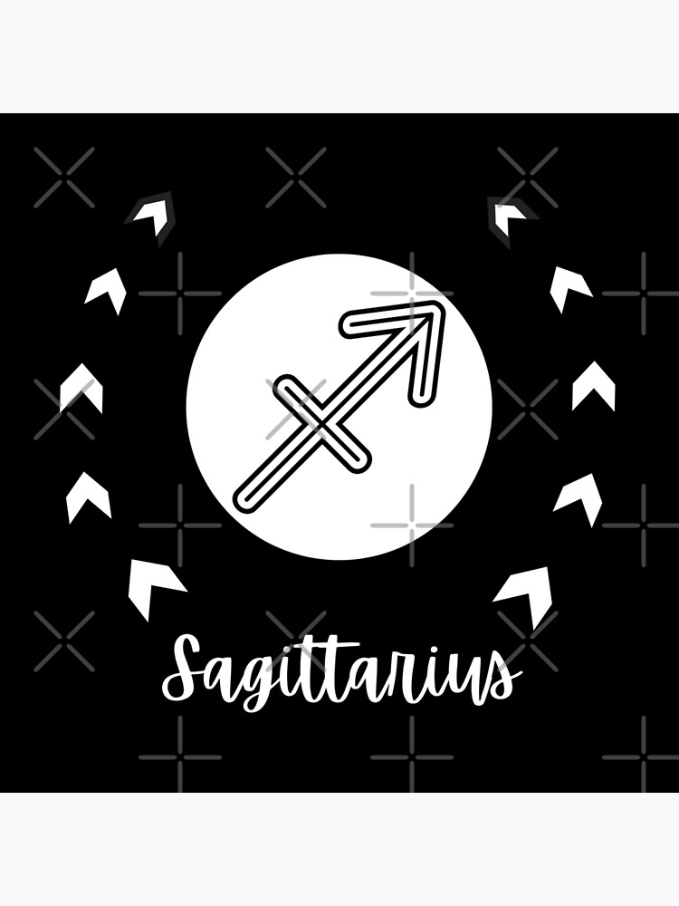 Sagittarius Zodiac Astrology Art Print Fire Star Sign 