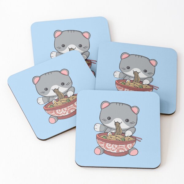 Item preview, Japanese cat | Ramen kitten designed and sold by DerSenat.