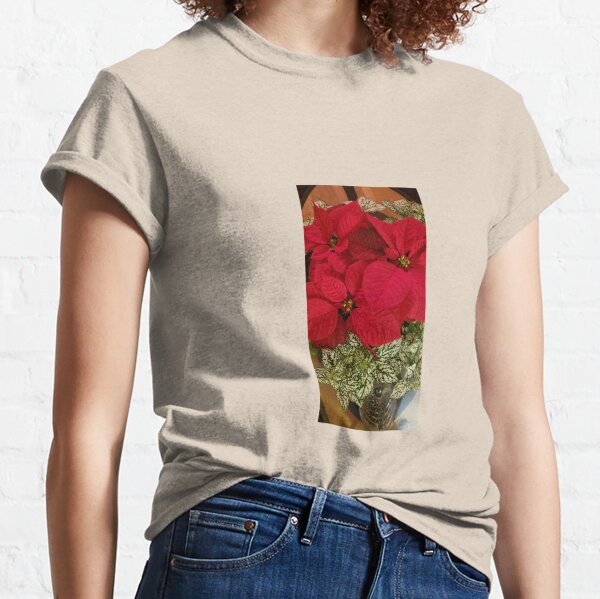 Christmas Poinsettia Beauty Classic T-Shirt