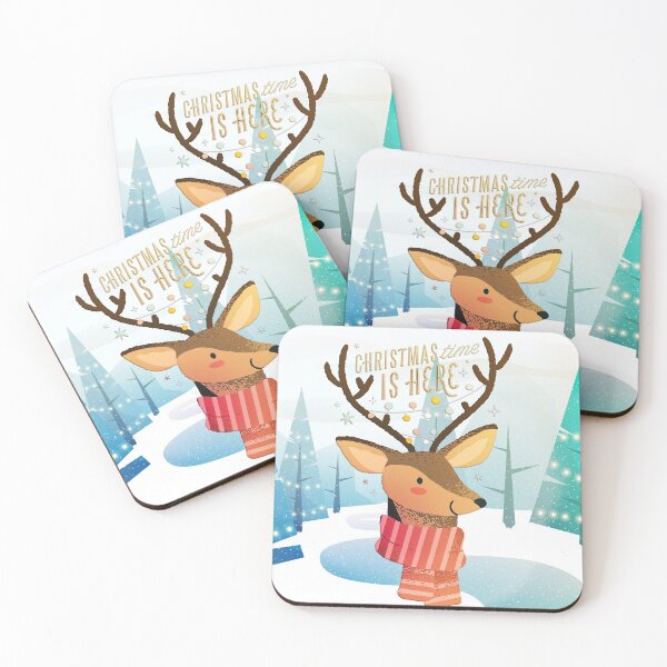 Item preview, Christmas time is here (Xmas Deer) designed and sold by Perfcet Design.