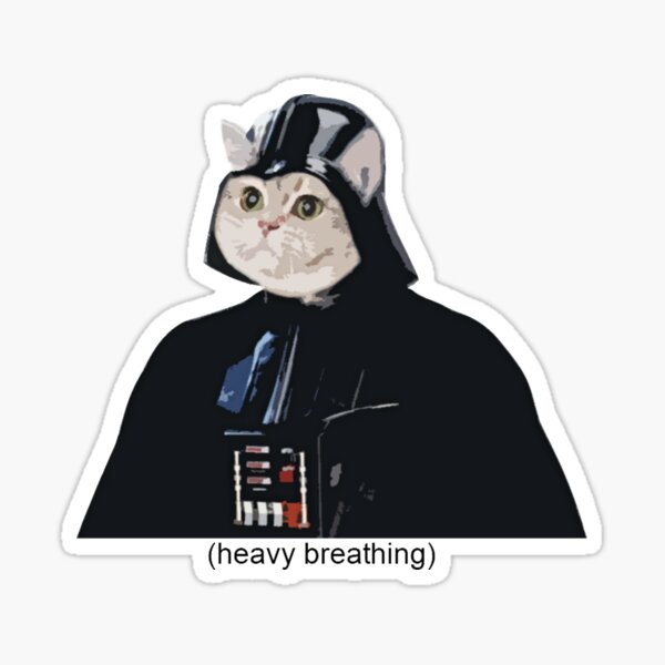 Schweres Atmen Sticker