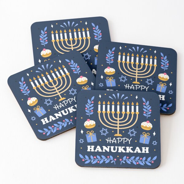 Aperçu de l'œuvre Joyeuse fête des lumières de Hanoukka créée et vendue par jothi-designers.