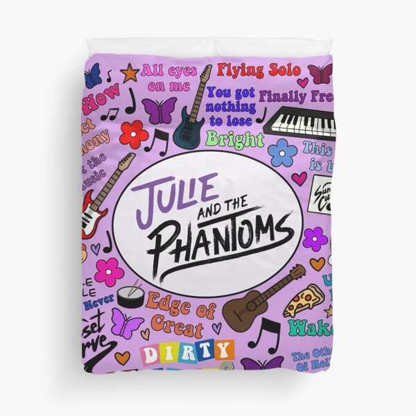 Julie and the phantoms collage Duvet Cover