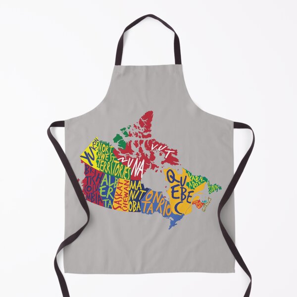 Item preview, Canada map with provinces and Territories Lettering, typographic design designed and sold by mashmosh.