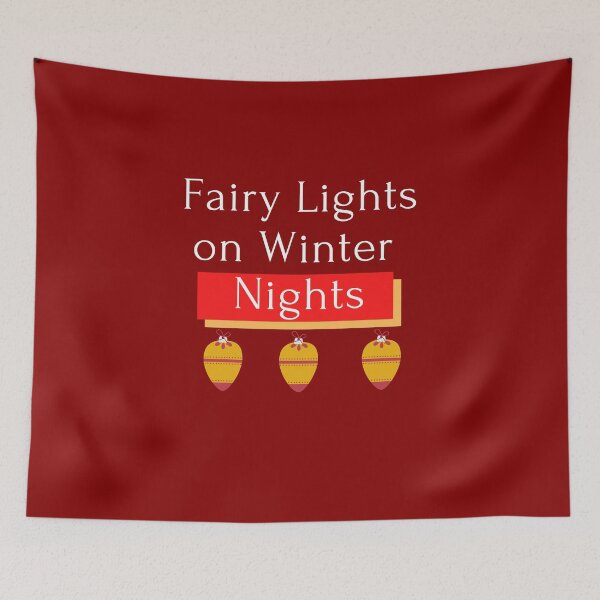 Item preview, Fairy Lights on Winter Nights Merry Christmas and happy new year designed and sold by The Full Cart.