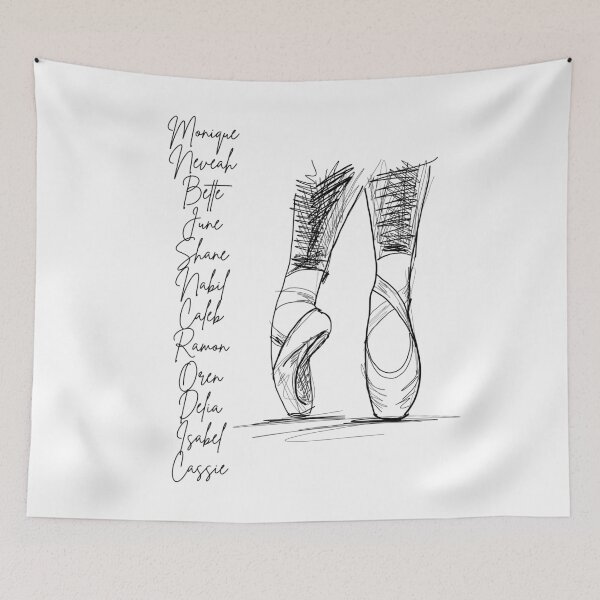 Item preview, Tiny Pretty Ballet Shoes designed and sold by ecdato.