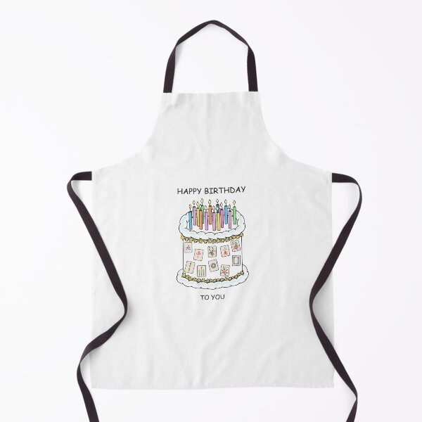 Item preview, Happy Mahjong Birthday Cartoon Cake and Candles designed and sold by KateTaylor.