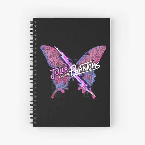 Julie and the Phantoms butterfly luke,sunset curve band Spiral Notebook