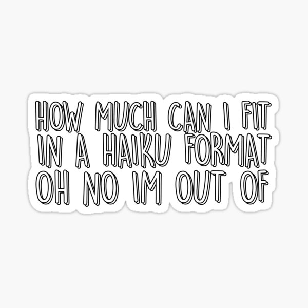Item preview, Haiku Jokes Haijin Haiku Building Gift Idea Japan designed and sold by Nessshirts.