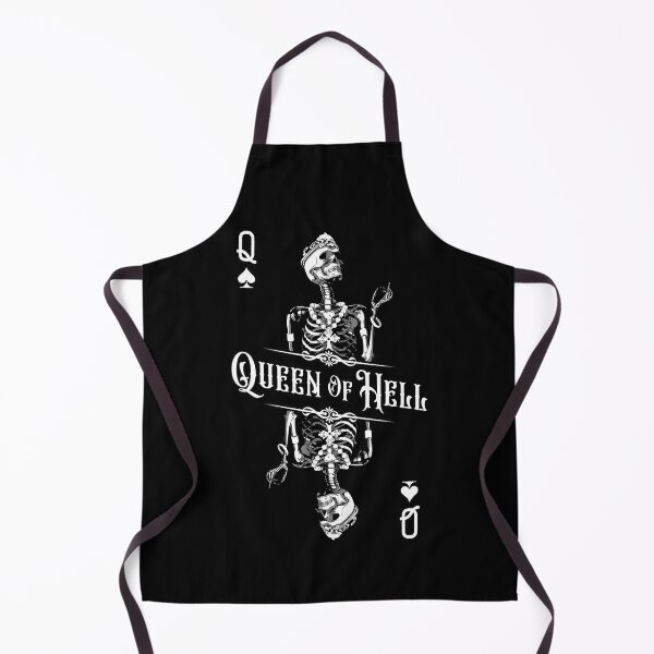 Item preview, Queen Of Hell Dead Skull Feminist Goth Playing Card designed and sold by GrandeDuc.