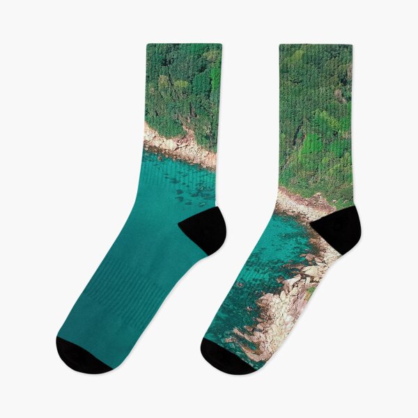 Item preview, Rocky Green Sea Shore designed and sold by Walk-It-Off.