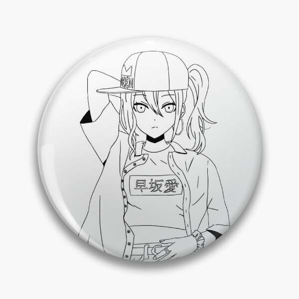 Item preview, Ai Hayasaka Streetwear (Black & White) designed and sold by Dartronix.