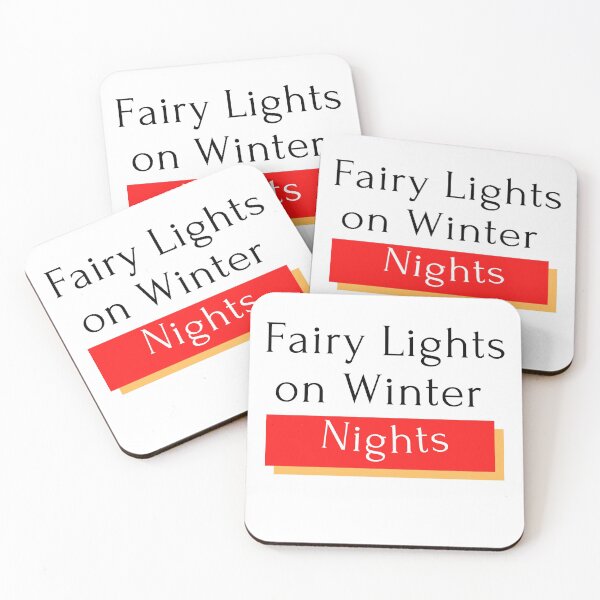 Item preview, Fairy Lights on Winter Nights Merry Christmas and happy new year designed and sold by The Full Cart.