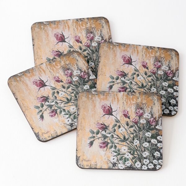 Item preview, Red roses and white daisys designed and sold by MaryKala.