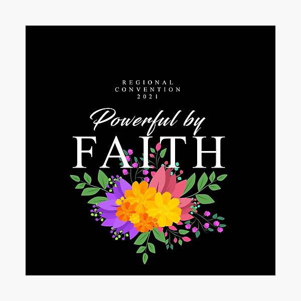 Item preview, Regional Convention 2021 - Floral in Black Design designed and sold by Yesido.