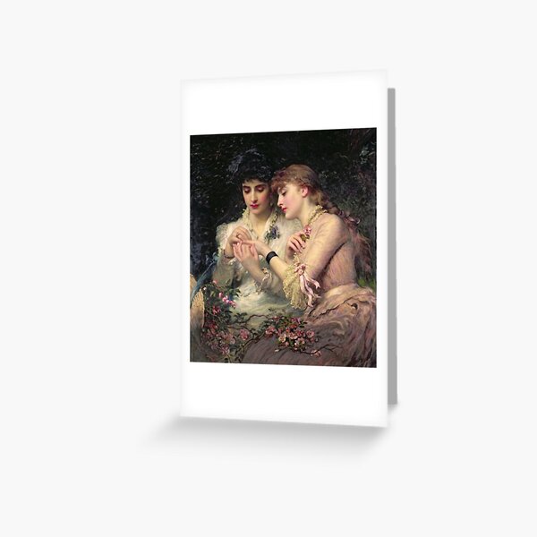 Sapphic Painting Greeting Card For Sale By Vanillabubble Redbubble