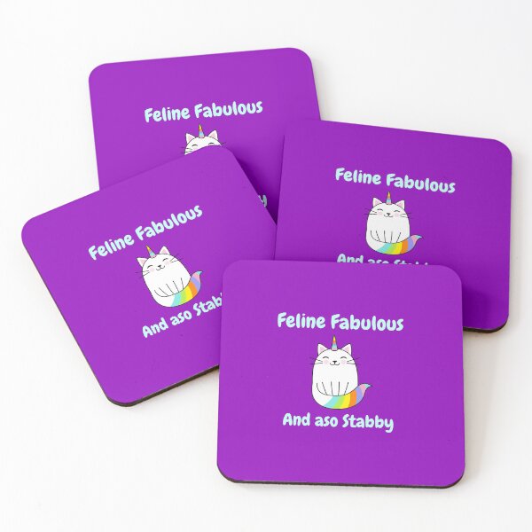 Item preview, Feline fabulous and also stabby designed and sold by Vanissa Berg.