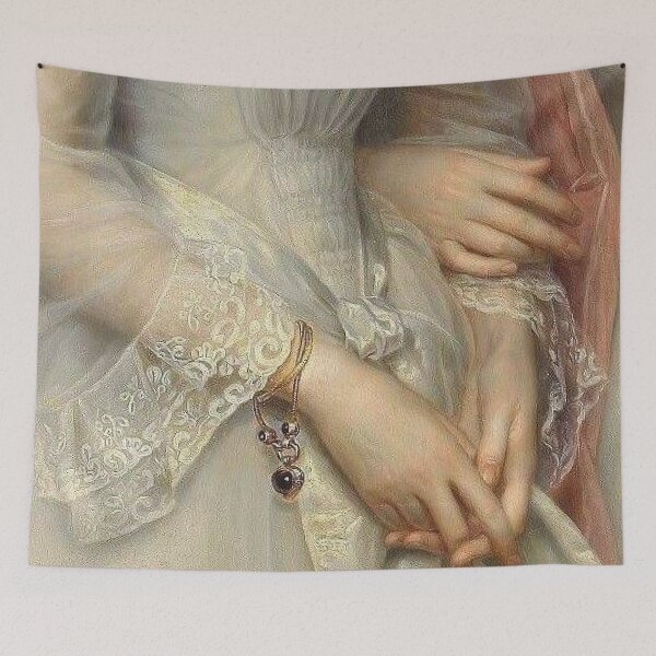 Item preview, Sapphic Hands Painting designed and sold by VanillaBubble.