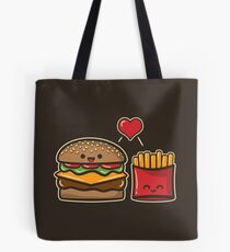 Burger und Pommes Tasche