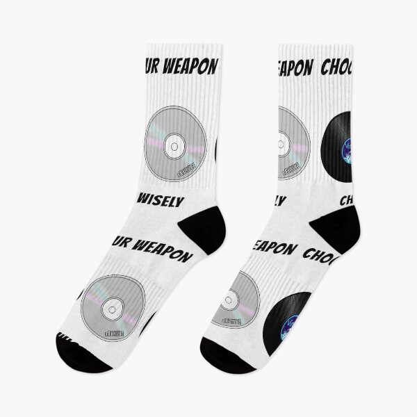Item preview, Choose Your Weapon Vinyl CD Retro Music Artwork designed and sold by TeesByMark.