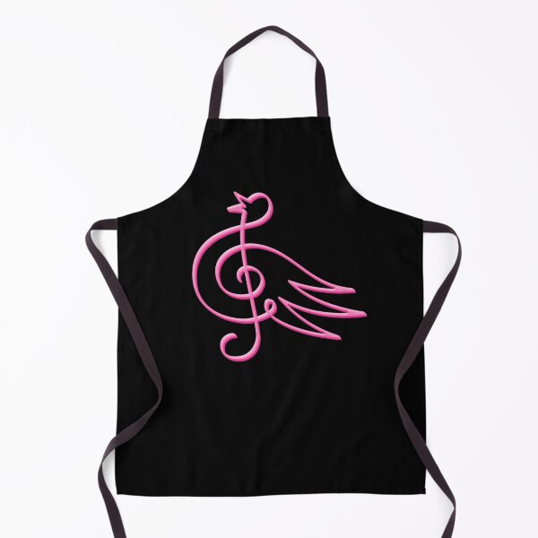 Item preview, Pink Treble Clef Bird designed and sold by sifis.