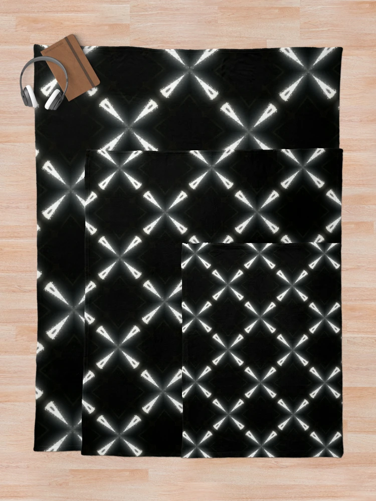 Thumbnail 5 of 6, Throw Blanket, geometric Net Pattern designed and sold by PrimeScripts.
