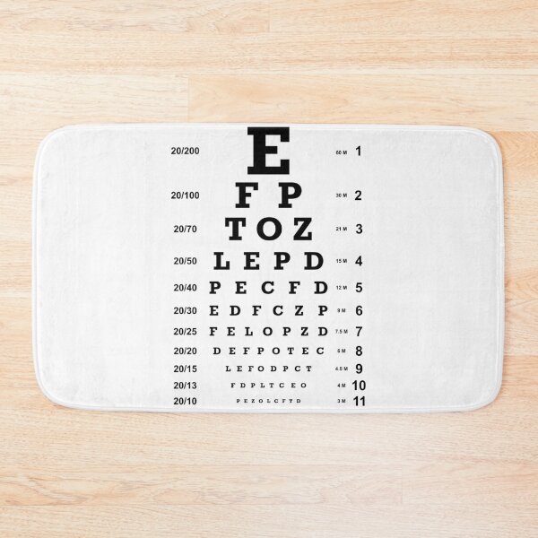 Item preview, Optician Eye Test Ophthalmologist Chart designed and sold by LouiseLamoure.