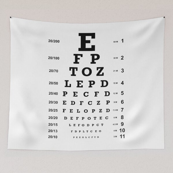 Item preview, Optician Eye Test Ophthalmologist Chart designed and sold by LouiseLamoure.