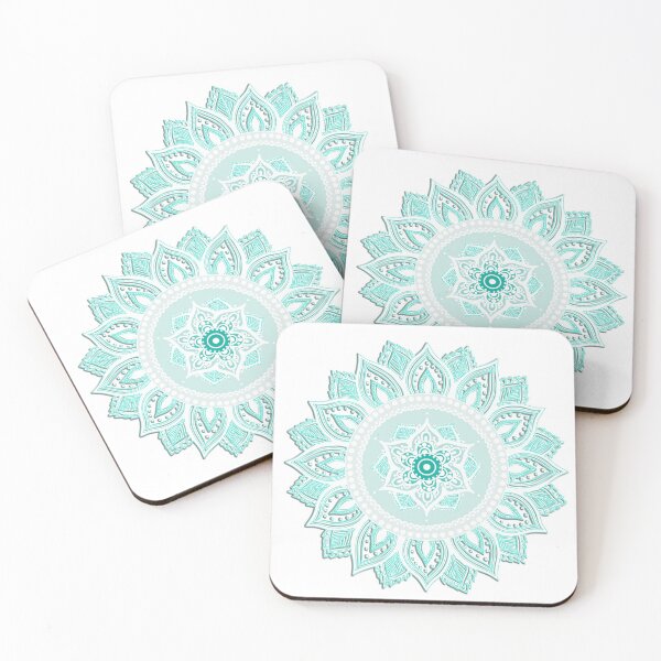Item preview, Twelve Pointed Mandala (Mint Green) designed and sold by squishyrainbow.