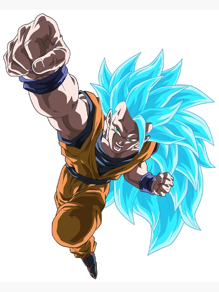 Son Goku SSJ3 Blue Poster by matthieu jouannet, goku ssj blue 3 