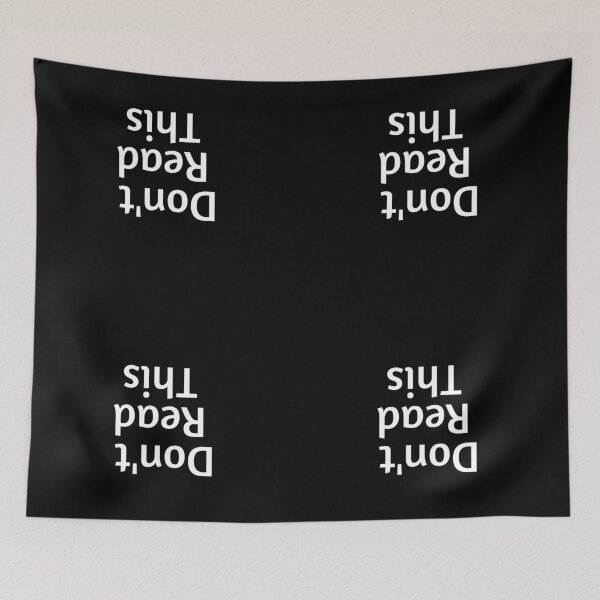 Item preview, Don't read this, reading is a ticket to adventure designed and sold by DiensDesign.