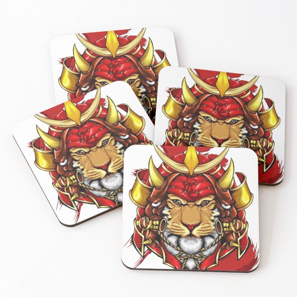 Item preview, Red Tiger Samurai Armor warrior designed and sold by iannyuk.