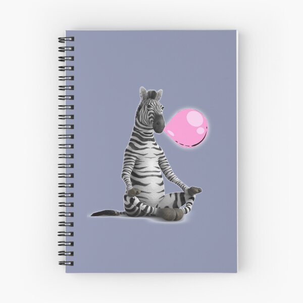 Item preview, Zebra with Bubble Gum  designed and sold by ArtHeaven6.