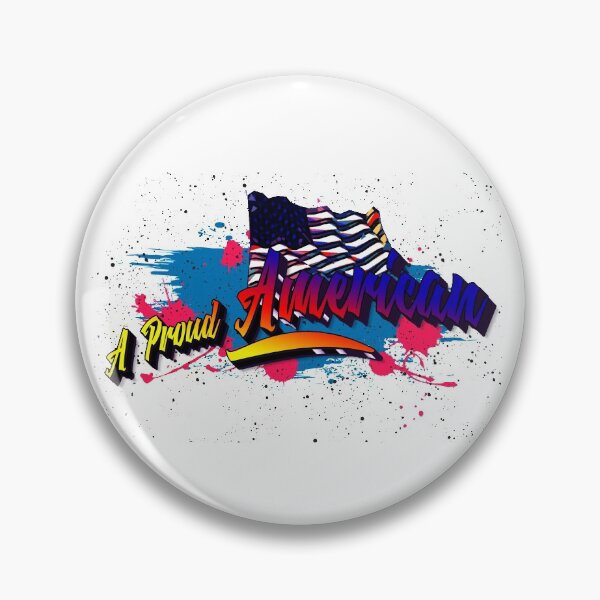Item preview, "A Proud American" Design Shirt designed and sold by scribblelife.