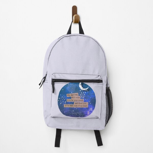 Item preview, All I want is to be your moon, crescent moon and galaxy art designed and sold by Dollfacedesign.
