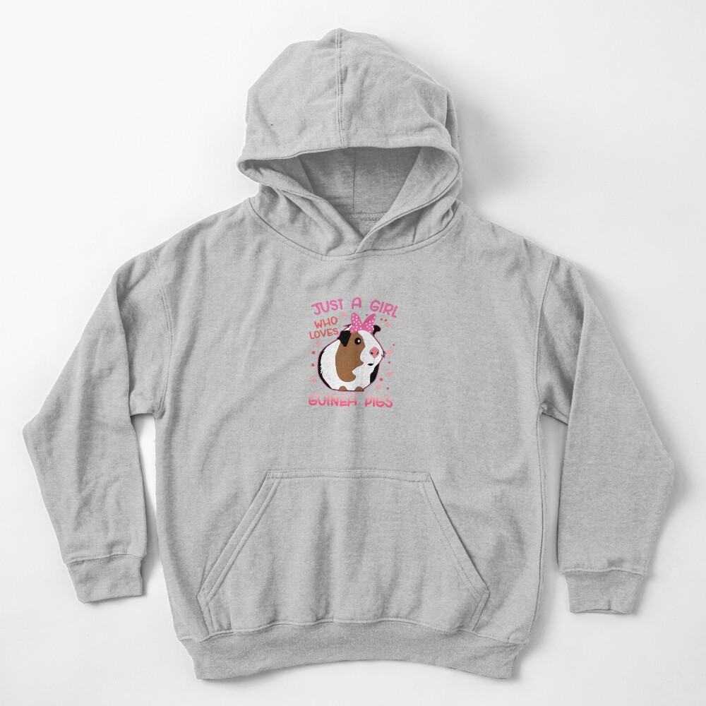 Guinea Pig Just a Girl Who Loves Guinea Pigs Kids Pullover Hoodie