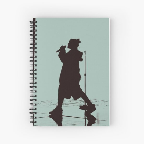BILLIE EILISH SILHOUETTE Spiral Notebook