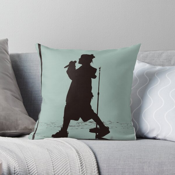 BILLIE EILISH SILHOUETTE Throw Pillow