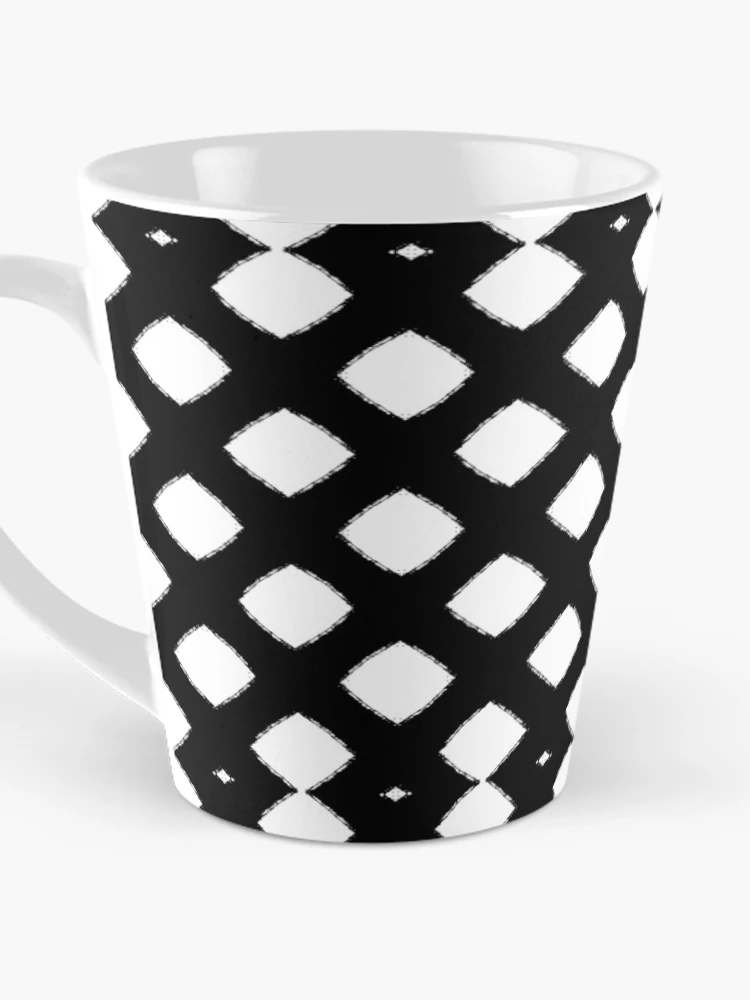 Thumbnail 3 of 4, Coffee Mug, Snow White Cubes Pattern designed and sold by PrimeScripts.