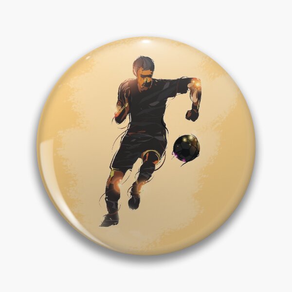 Item preview, Footballer running with the ball designed and sold by wazoosi.