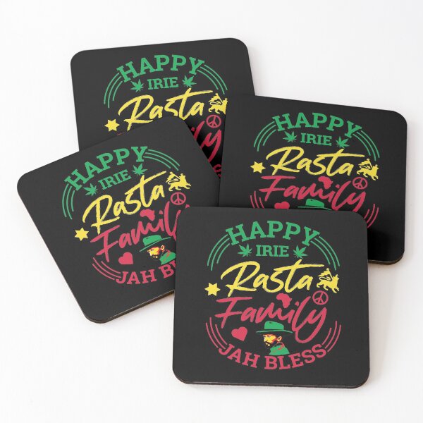 Item preview, Happy Rasta Family Jah Bless designed and sold by RastaMerch.