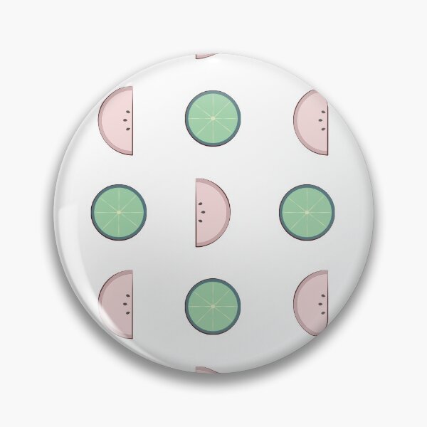 Item preview, Green Lemon Pink Melon Pattern designed and sold by AYA ..