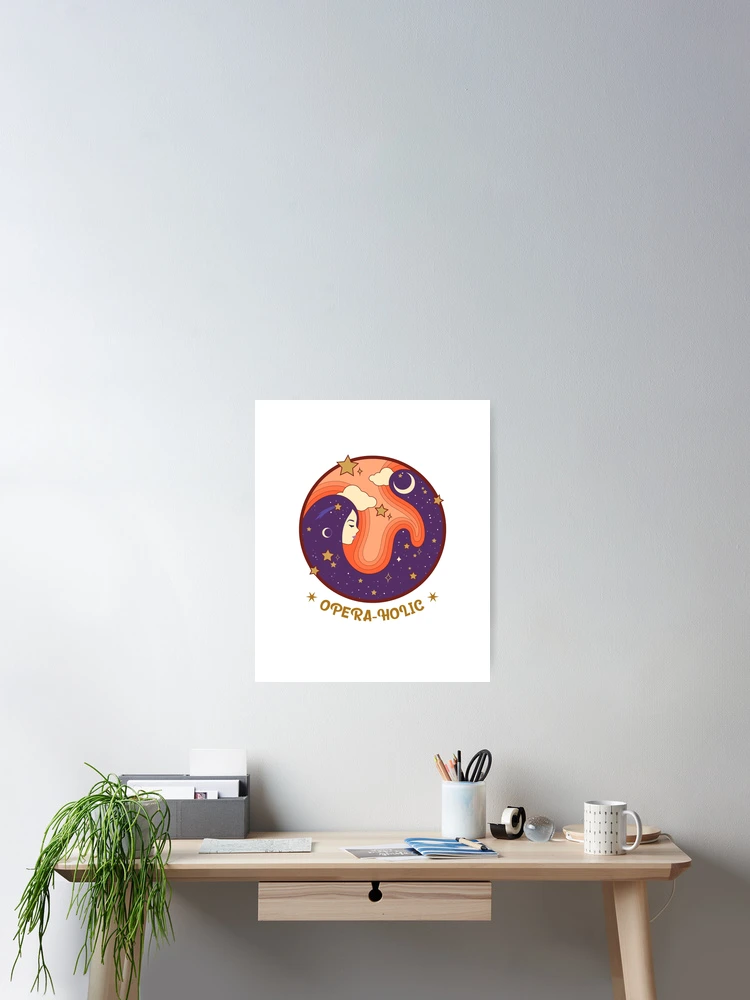 Thumbnail 2 of 3, Poster, Opera-holic designed and sold by ForStrong.
