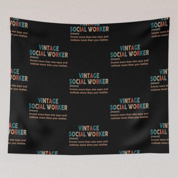 Item preview, vintage social worker- noun designed and sold by LQTDesigns.
